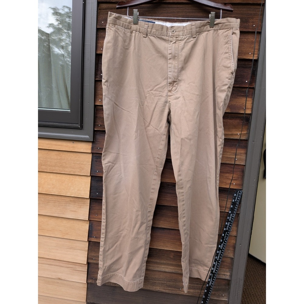 Vtg Y2K Polo Ralph Lauren Bleeker Paratrooper Chino Pants 40x32 Khaki Preppy
